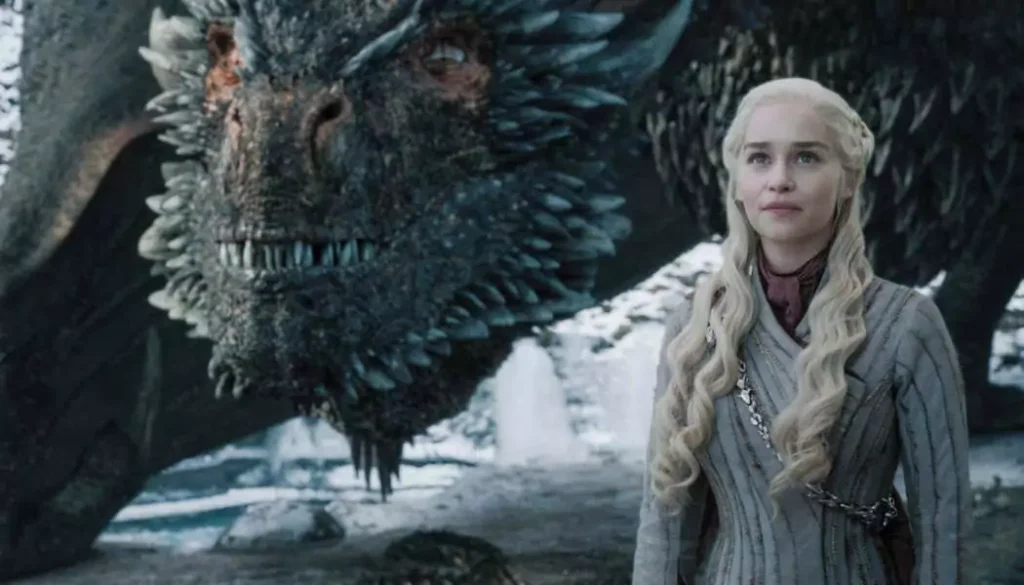 Drogon e Daenerys em Game of Thrones