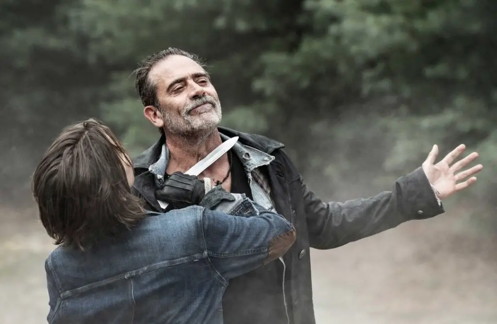 Maggie e Negan em The Walking Dead: Dead City