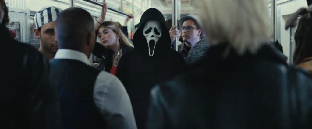 Pânico VI imagem do ghostface no filme