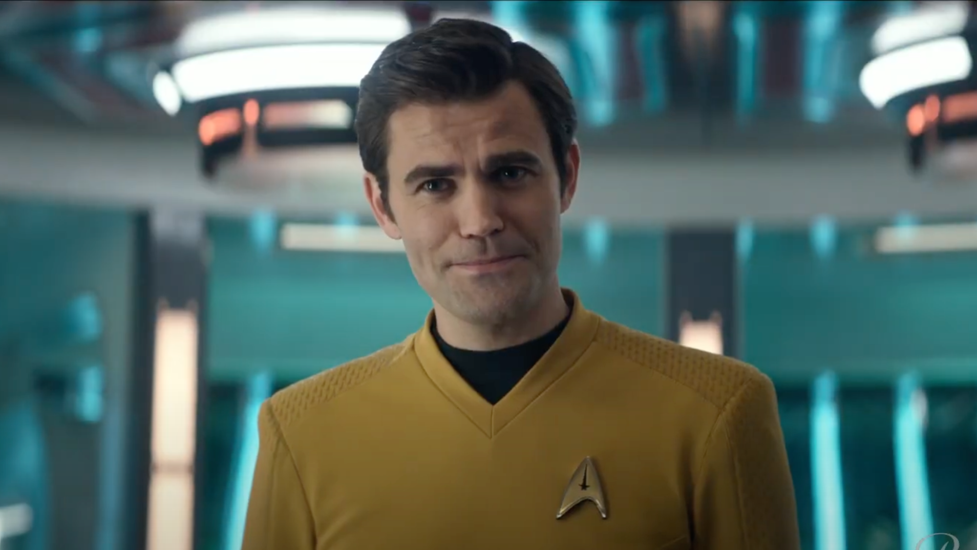 Paul Wesley como James Kirk em Star Trek Strange New Worlds