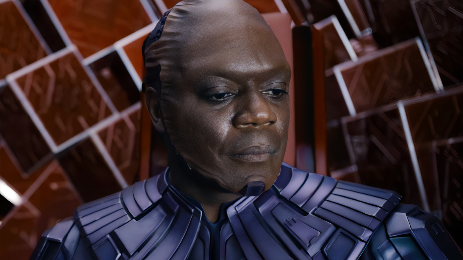 Imagem do ator Chukwudi Iwuji em Guardiões da Galáxia Vol. 3