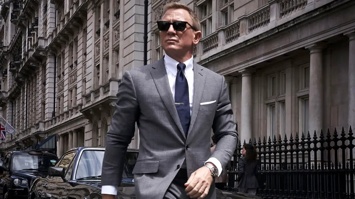 Imagem do filme 007 com Daniel Craig como James Bond