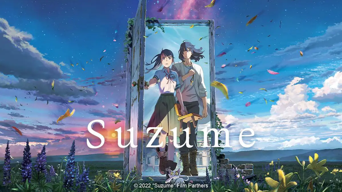 Imagem do banner do anime Suzume