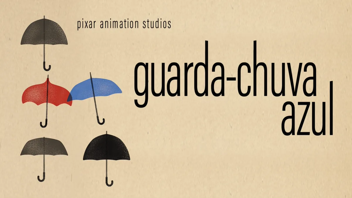 Imagem do curta O Guarda-Chuva Azul
