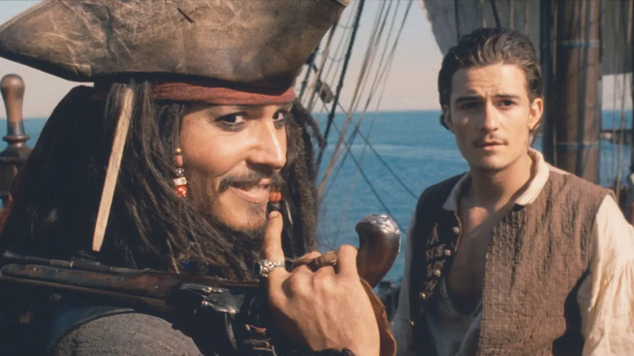 Imagem do filme Piratas do Caribe