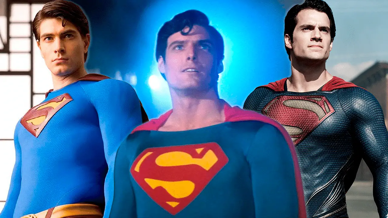 Imagem das versões do Superman