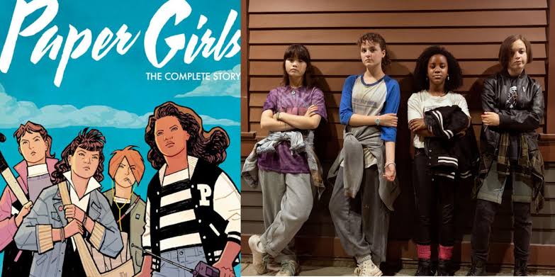 Paper girls - Série x quadrinho