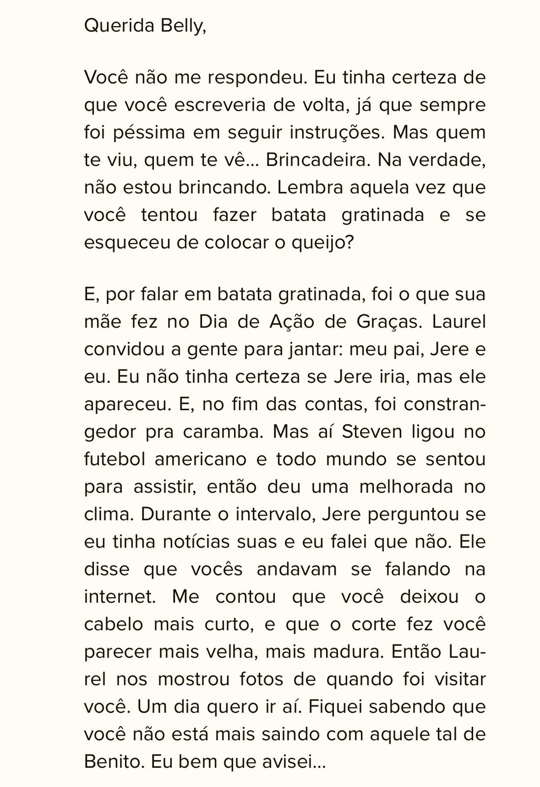 Carta de Conrad para Belly - 4