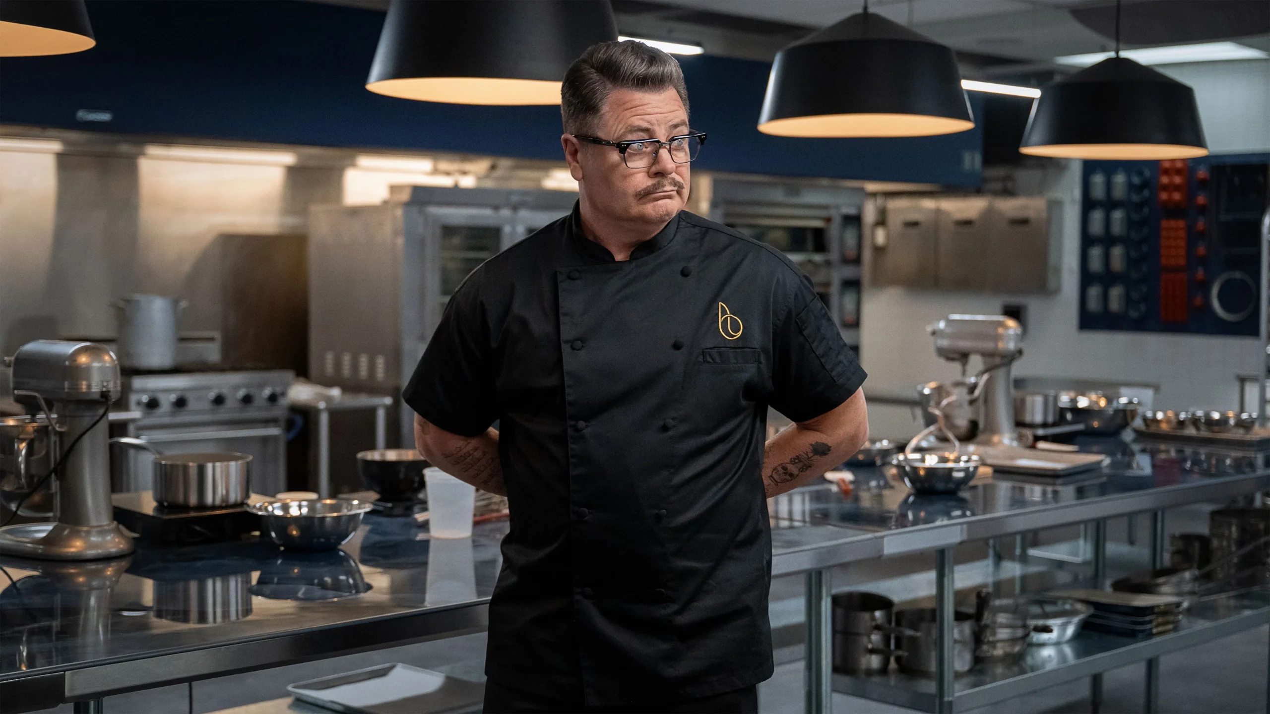 Nick Offerman é o Chef Bastien